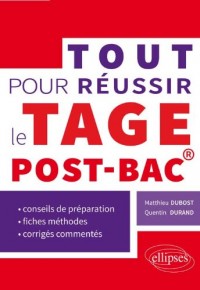 Tout pour Réussir le TAGE Post-Bac®
