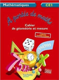 A portée de maths CE1 - Cahier d'exercices - Ed. 2012