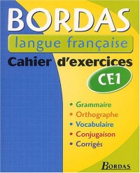 BLF - CAHIER D'EXERCICES CE1    (Ancienne Edition)