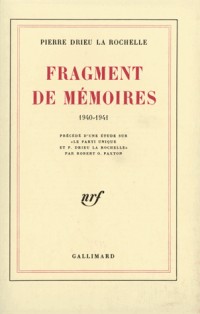 Fragments de mémoire, 1940-1941