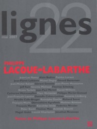 Lignes, n°22. : Philippe Lacoue-Labarthe