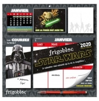 Frigobloc Star Wars 2020 - Calendrier d'organisation familiale (de janv. à déc. 2020): S'organiser n'a jamais été aussi simple !