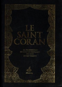 Saint Coran FranCais souple - Poche - Noir - Or