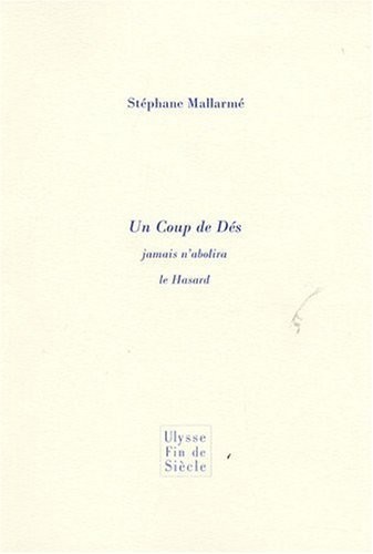 Un Coup de Dés : Edition originale de 1897