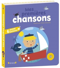 Mes premières chansons NE – Livre sonore avec 6 puces – Dès 1 an