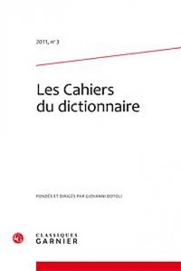 Les cahiers du dictionnaire n°3