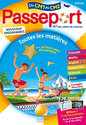 Passeport - Du CM1 au CM2 (9-10 ans) - Cahier de vacances 2021