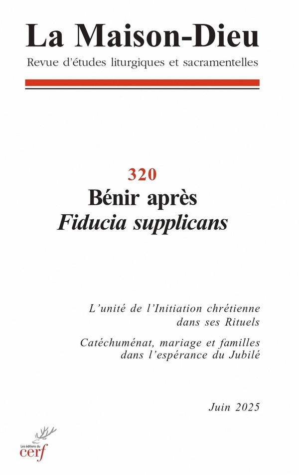 La Maison Dieu 320 - Bénédictions et sacramentalité