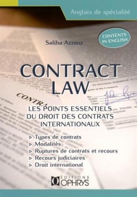 Contract law : les points essentiels du droit des contrats internationaux