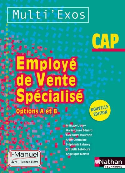 Employé de vente spécialisé - Options A et B