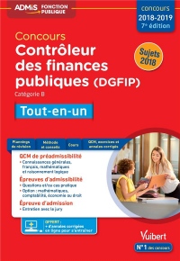 Concours Contrôleur des Finances publiques (DGFIP) - Catégorie B - Tout-en-un - Concours 2018-2019