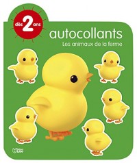 Autocollants petit soleil: Les animaux de la ferme - Dès 2 ans