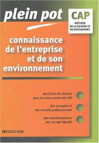 Connaissance de l'entreprise et son environnement