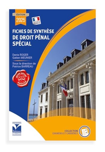 Fiches de synthèse de droit pénal spécial