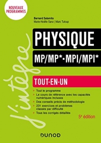 Physique Tout-en-un MP/MP*-MPI/MPI* - 5e éd. (J'intègre)