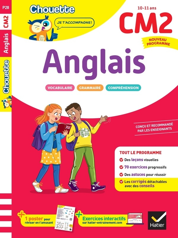Anglais CM2 - Cahier de soutien nouveau programme: Leçons et exercices corrigés