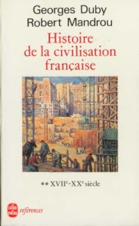 Histoire de la civilisation française