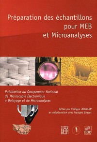 Préparation des échantillons pour MEB et Microanalyses