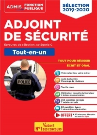 Adjoint de sécurité - Catégorie C - Tout-en-un - Concours 2019-2020