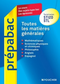 Toutes les matières générales Terminales STI2D - STL