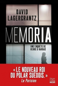 Memoria : Après Obscuritas, la suite de la série policière nordique de David Largercrantz (HarperCollins Noir)