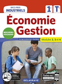Économie-Gestion 1re, Tle Bacs Pros Industriels, modules 2, 3, 4 (2020) - Pochette élève
