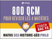 Coach Bac L : 800 QCM pour réviser sur les 3 matières principales