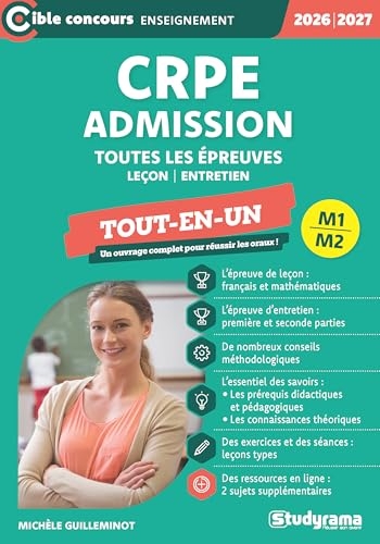 CRPE – Admission – Toutes les épreuves (Concours 2025): Tout-en-un
