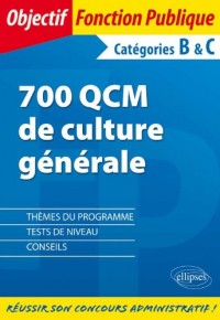 700 QCM de Culture Générale Catégorie C