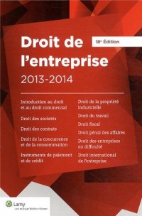 Droit de l'entreprise 2013-2014 : L'essentiel pour comprendre le droit