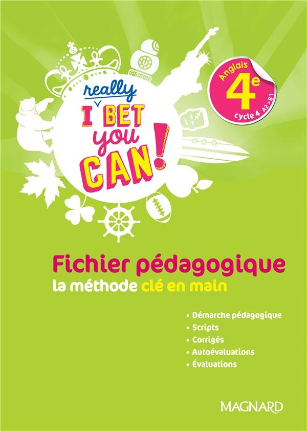 I Really Bet You Can! Anglais 4e (2023) - Fichier pédagogique