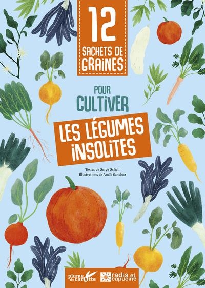 12 sachets de graines pour Cultiver des légumes insolites