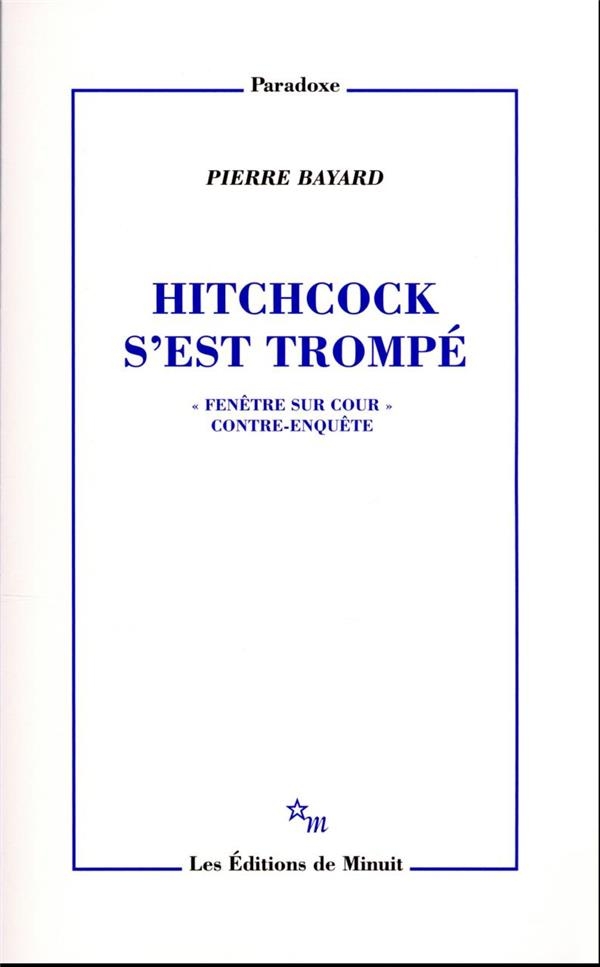 Hitchcock s'est trompé