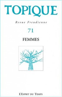 Topique, numéro 71 : Femmes