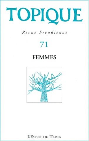 Topique, numéro 71 : Femmes