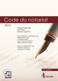 Code annoté - Code du notariat - 2019: À jour au 1er janvier 2019