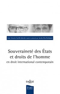 Souveraineté des États et droits de l'homme en droit international - 1re édition