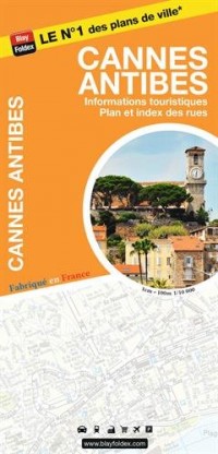 Cannes Antibes : 1/10 000, avec livret