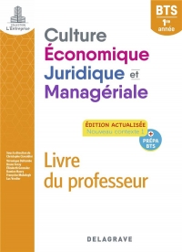 Culture économique, juridique et managériale (CEJM) 1re année BTS (2022) - Pochette - Livre du professeur