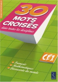 30 mots croisés dans toutes les disciplines