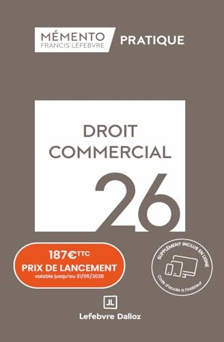 Mémento Droit commercial 2026