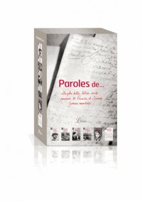 Paroles de... : Les plus belles lettres écrites pendant les Première et Seconde guerres mondiales, 6 volumes