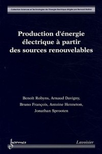 Production d'énergie électrique à partir des sources renouvelables