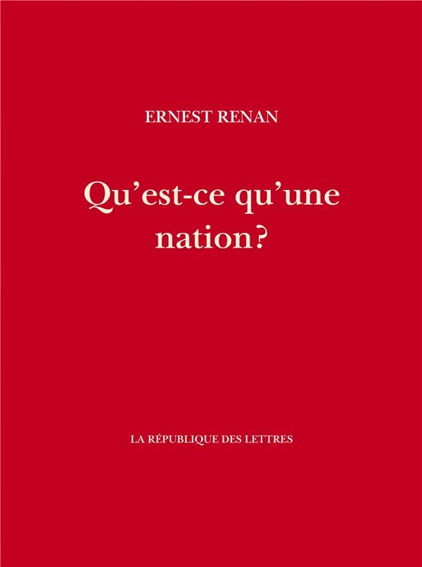Qu'est-ce qu'une nation ?