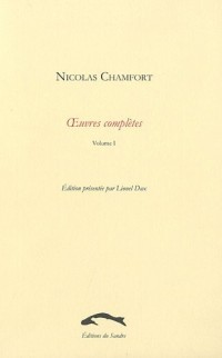 Oeuvres complètes, volume 1