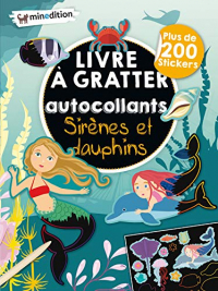 Mon Livre d'Autocollants a Gratter - Sirenes et Dauphins