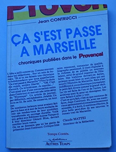 Ça s'est passé à Marseille, tome 3