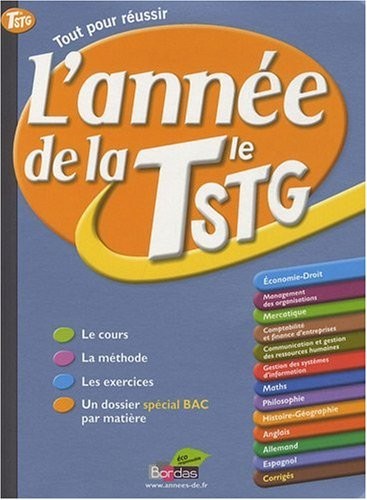 ANNEE DE LA TERMINALE STG