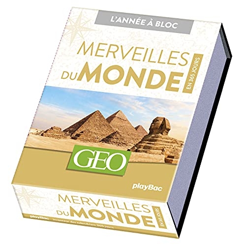Calendrier Géo Merveilles du Monde en 365 jours - L'Année à bloc