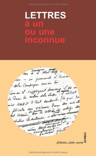Lettres à un ou une inconnue